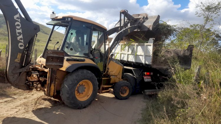 Secretaria de Agricultura de Itaperuna envia equipes de trabalho para a Aguinha