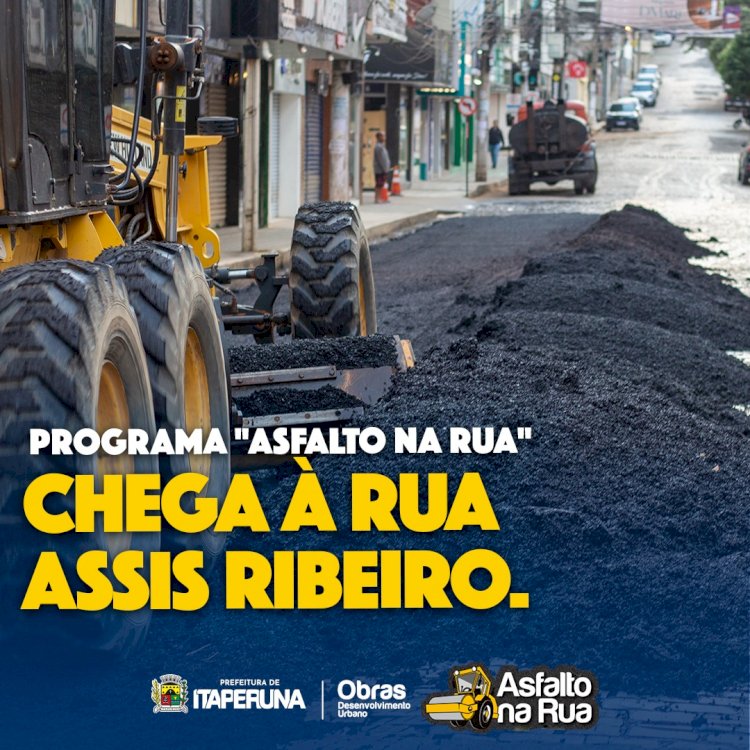 Programa "Asfalto na Rua" chega à Assis Ribeiro