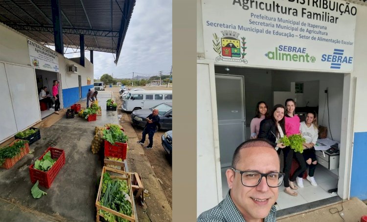 Secretário de Educação de Itaperuna visita Central de Distribuição da Agricultura Familiar