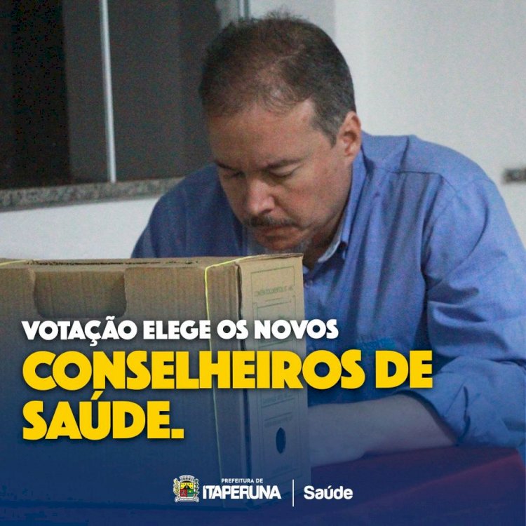 Votação elege os novos conselheiros de saúde.