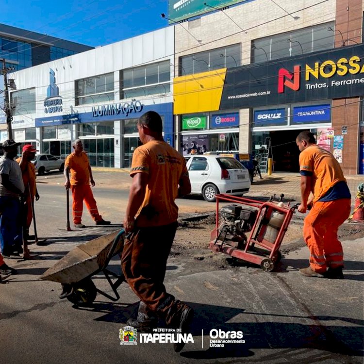 É obra para todos os lados!