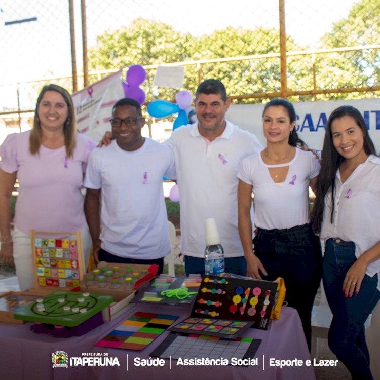 Prefeitura realiza evento com Ônibus Lilás Estado, no Centro Poliesportivo.