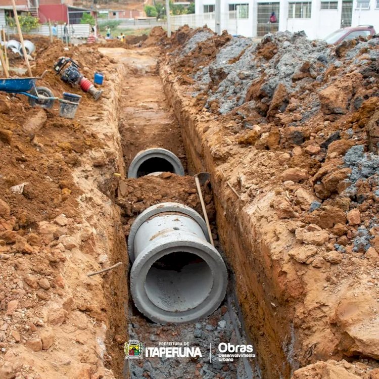 Infraestrutura no distrito de Raposo.