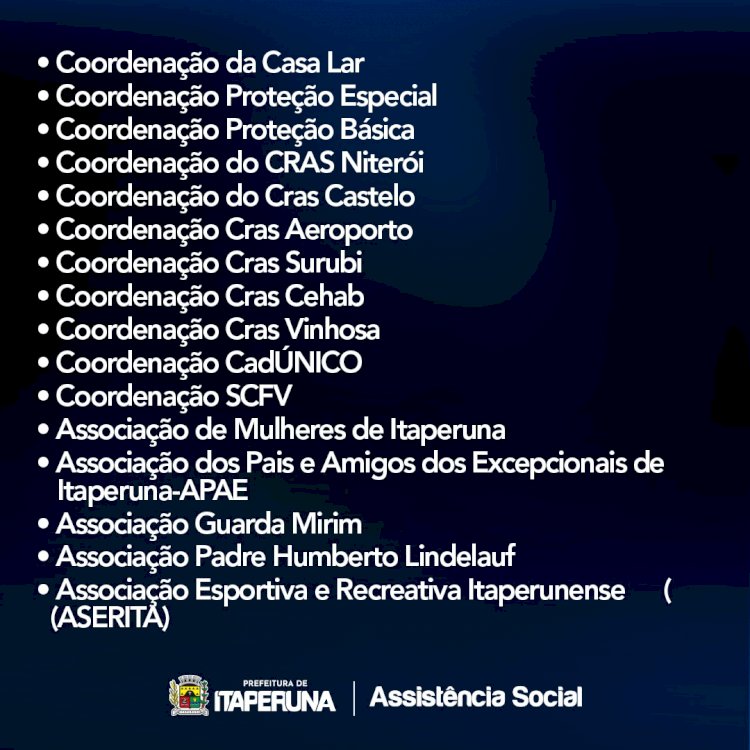 Participe das reuniões do Conselho Municipal de Assistência Social.