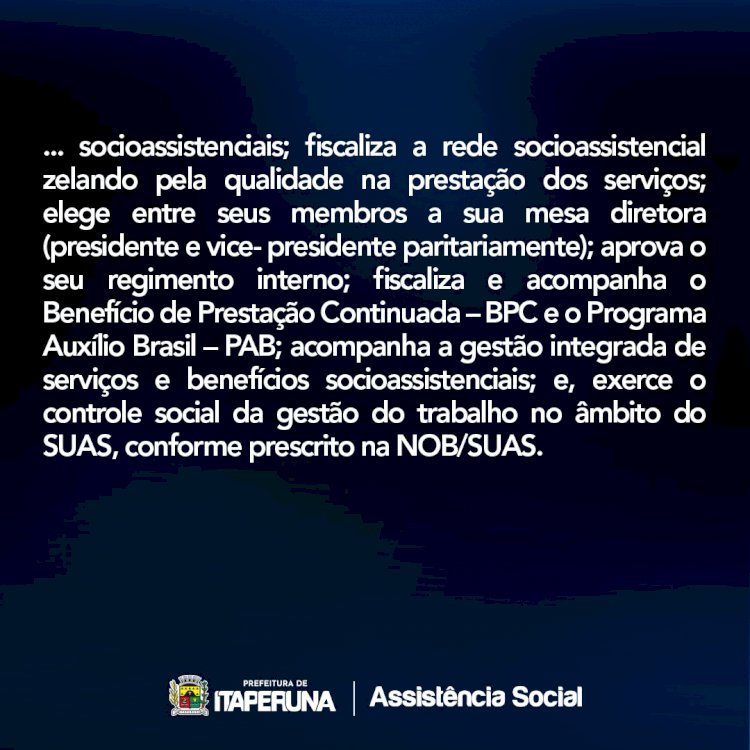 Participe das reuniões do Conselho Municipal de Assistência Social.