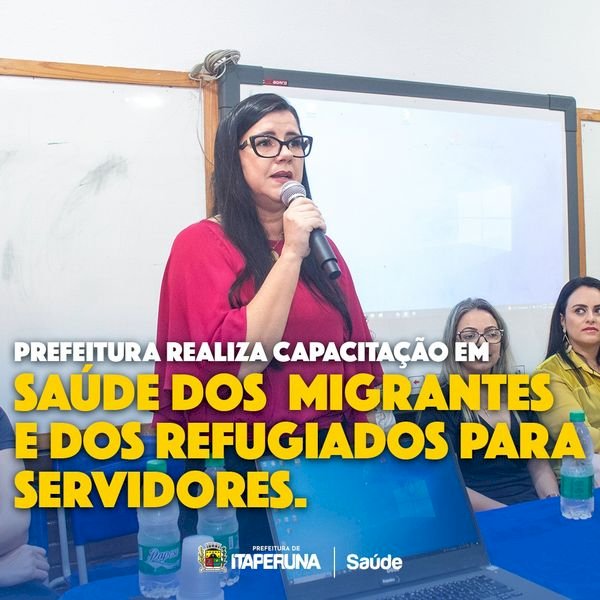 Prefeitura realiza capacitação em saúde dos migrantes e  dos refugiados para servidores.