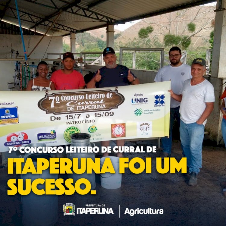 7º Concurso Leiteiro de Curral de Itaperuna foi um sucesso.