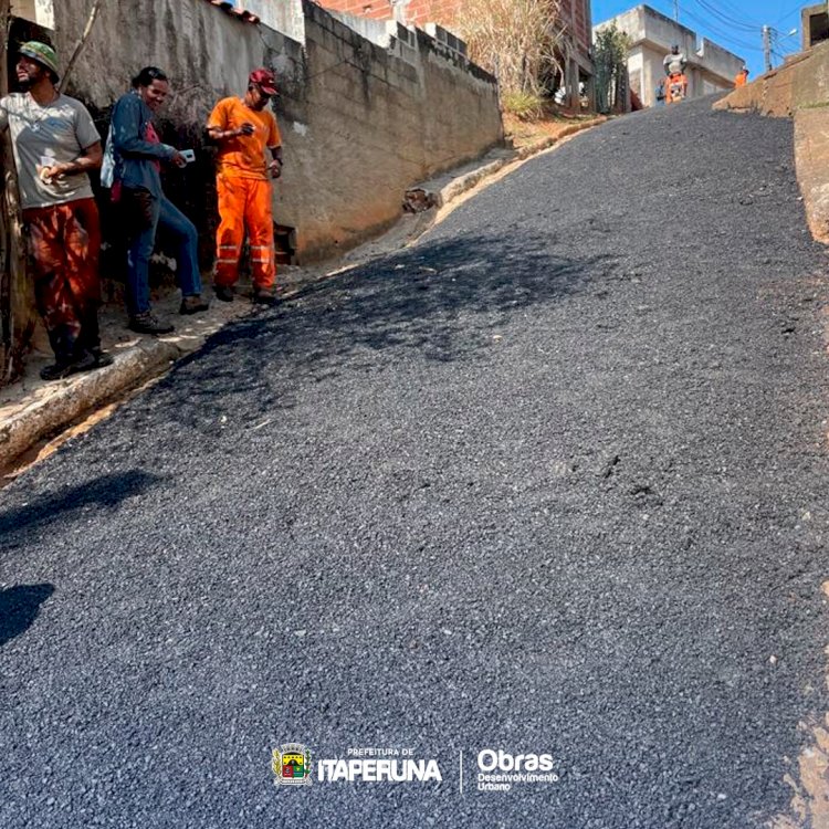 Programa Asfalto na Rua contempla 4 pontos da cidade em apenas um dia.