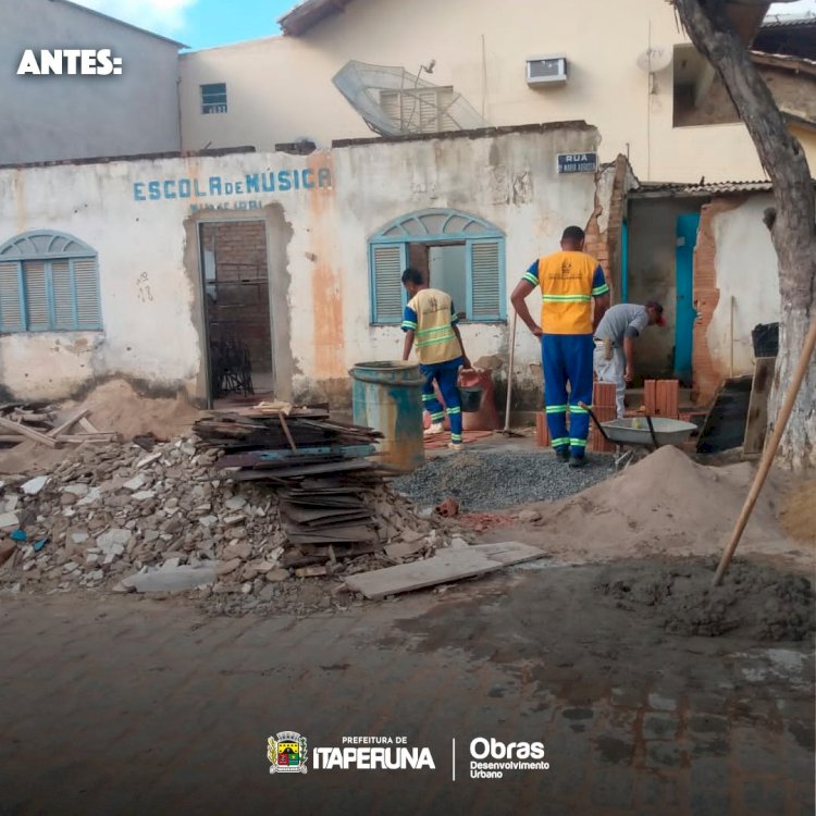 Olha como ficou a Escola de Música de Comendador Venâncio.