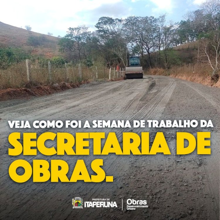 Tem obra em toda parte!