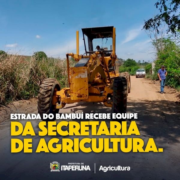 Estrada do Bambuí recebe equipe da Secretaria de Agricultura.