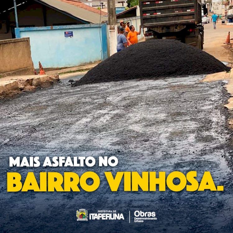 ➕ asfalto na Vinhosa.