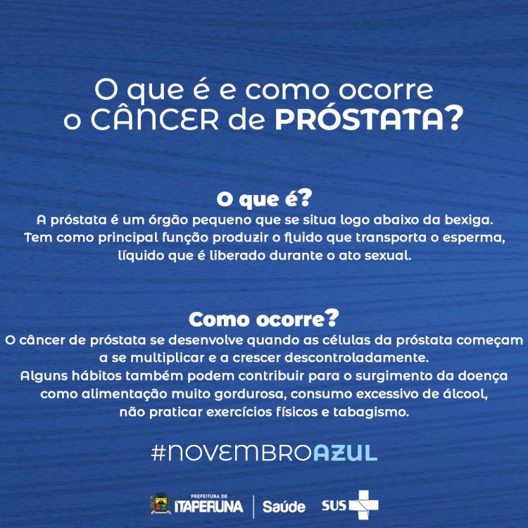 Novembro Azul – o que é o Câncer de Próstata?