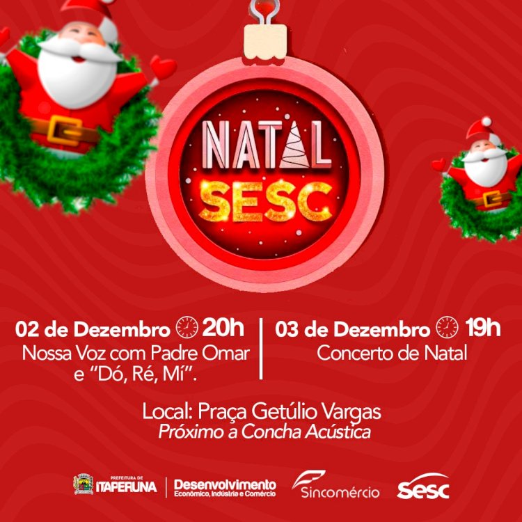 HOJE tem Natal SESC!