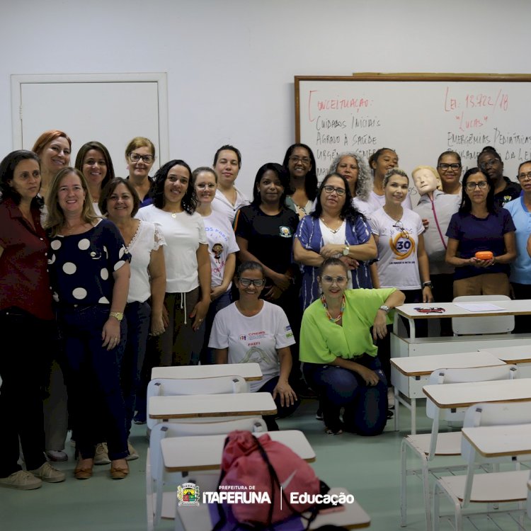 Servidores da SEMED participam de capacitação da Lei Lucas.