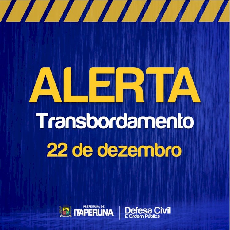 Alerta Transbordamento