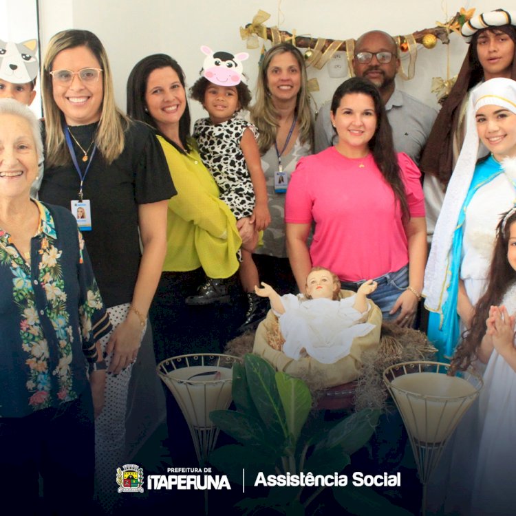 A Secretaria de Assistência Social através do Serviço de Convivência e Fortalecimento de Vínculo da pessoa Idosa realizou uma confraternização de final de ano.
