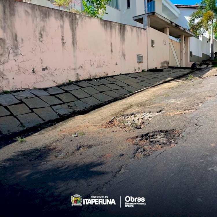 Secretaria de Obras realiza Operação Tapa Buraco no bairro Lions.