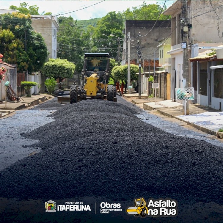 Tem asfalto novo no bairro Cehab.