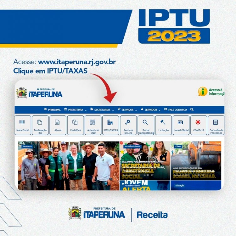 IPTU 2023 – Entenda como emitir o seu carnê online.