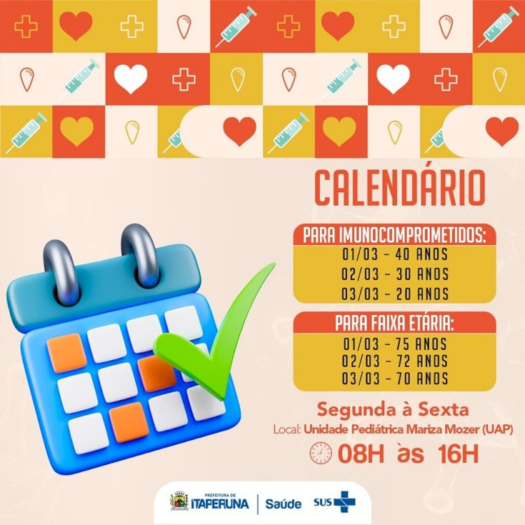 Começa hoje, 01 de março, a nova etapa de vacinação contra COVID-19 - Dose de Reforço com a Vacina Bivalente.