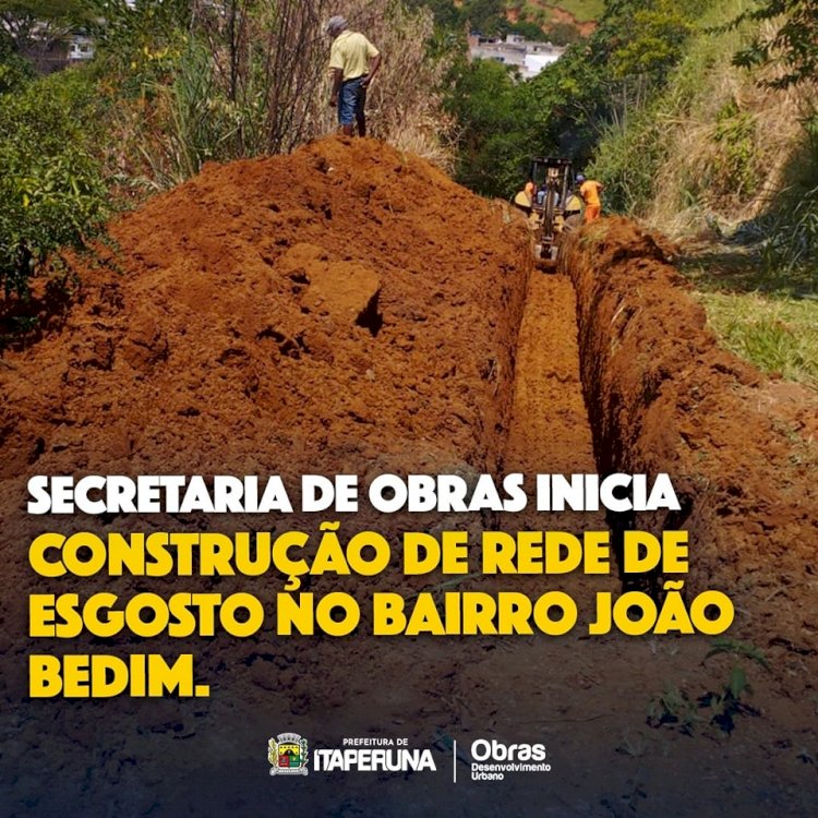 As obras na cidade não param!