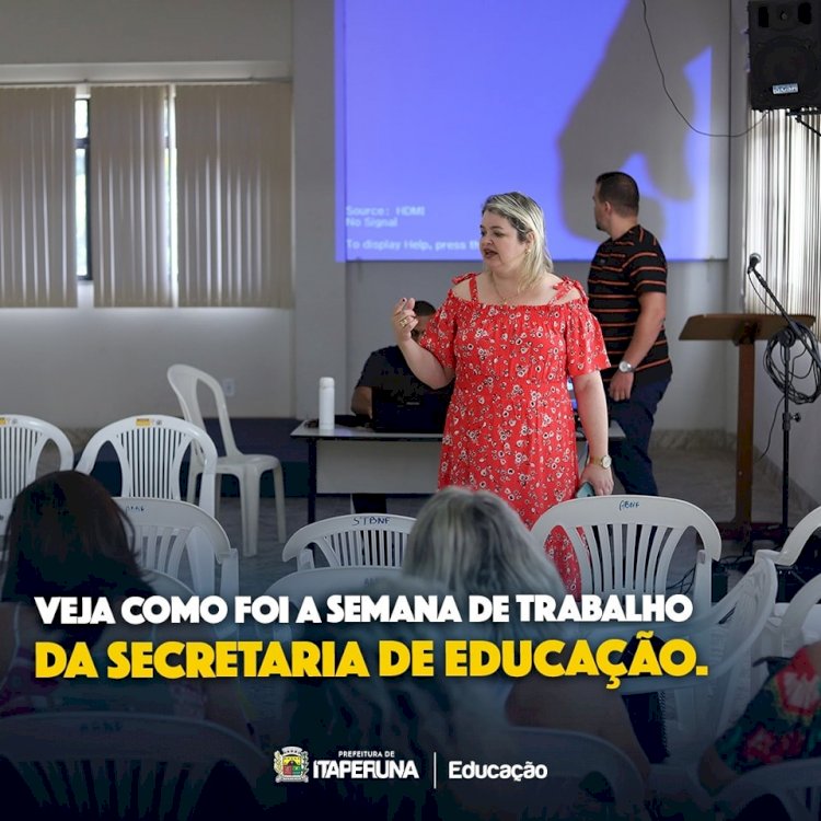 Veja as últimas ações da Secretaria de Educação