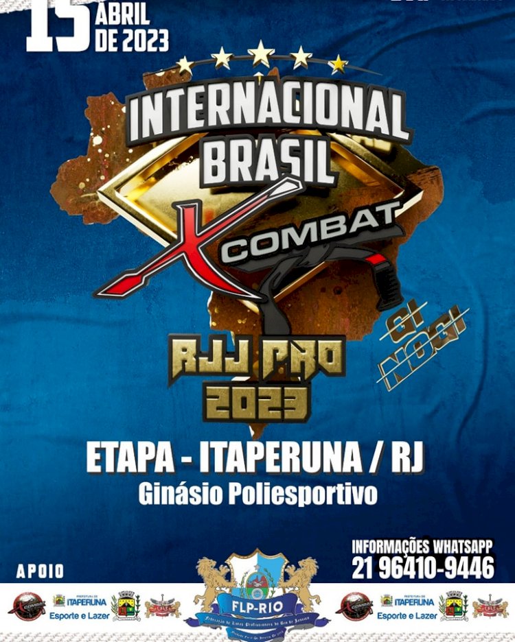 Campeonato Internacional Brasil X-Combat BJJ Pro 2023.