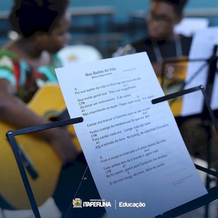 Projeto Primeiro Acorde leva música e inclusão as escolas municipais.