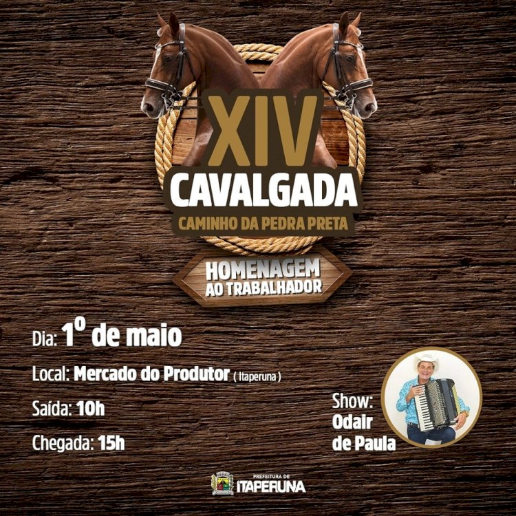 Vem aí a 14ª Cavalgada Caminho da Pedra Preta!