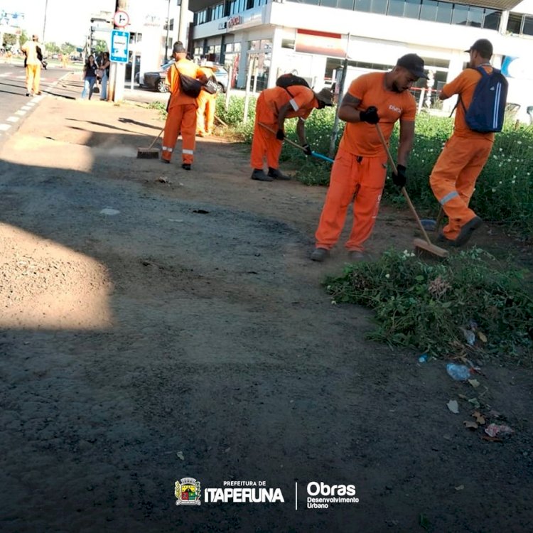 Mutirão de limpeza em vários pontos da cidade!