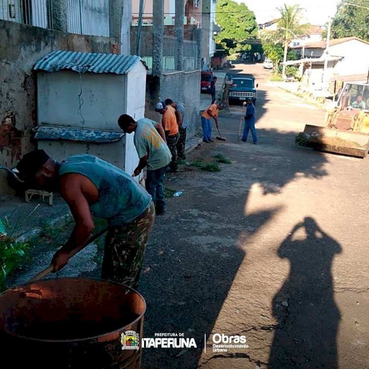 Mutirão de limpeza em vários pontos da cidade!