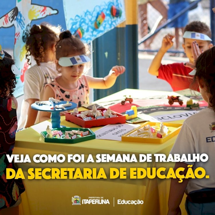 Veja as últimas ações da Secretaria de Educação.