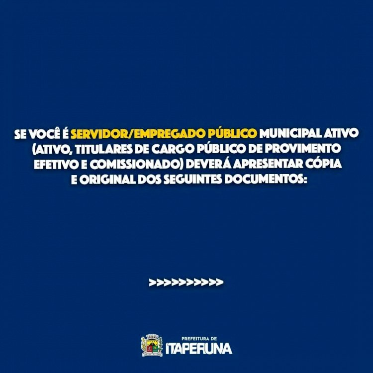 Você precisa fazer o RECENSEAMENTO FUNCIONAL ou a PROVA DE VIDA da Prefeitura de Itaperuna e não sabe quais documentos levar?