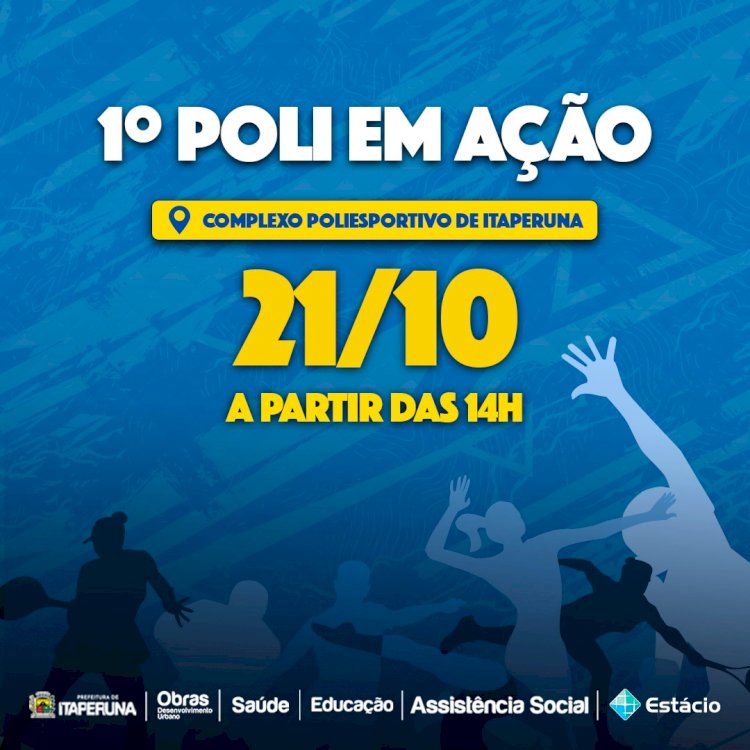 O 1º Poli em Ação está chegando!