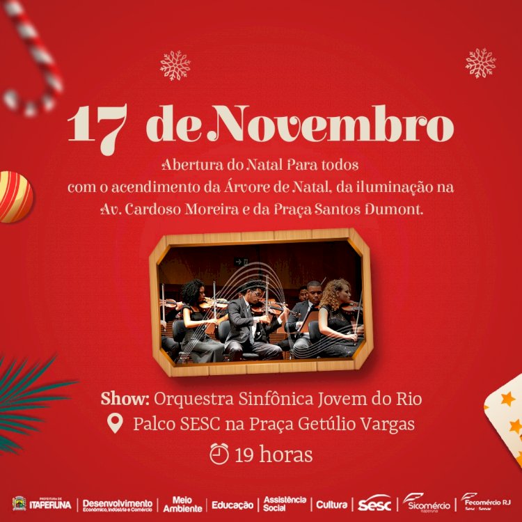 O Natal em Itaperuna está chegando!