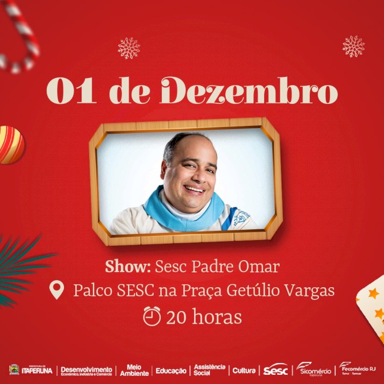 O Natal em Itaperuna está chegando!