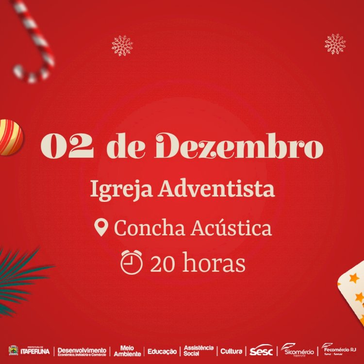 O Natal em Itaperuna está chegando!