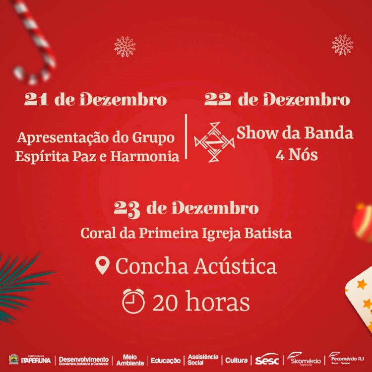 O Natal em Itaperuna está chegando!