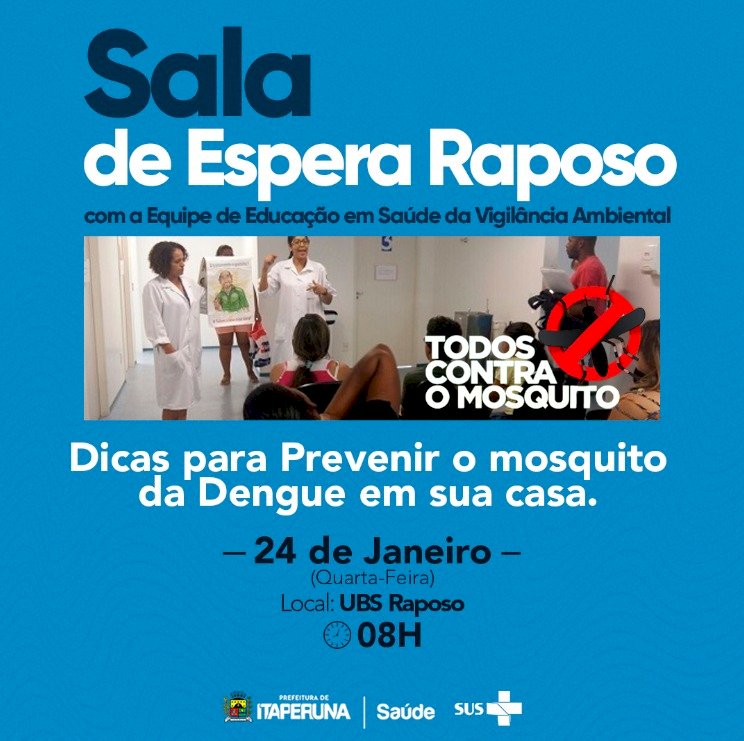 Itaperuna contra a dengue!