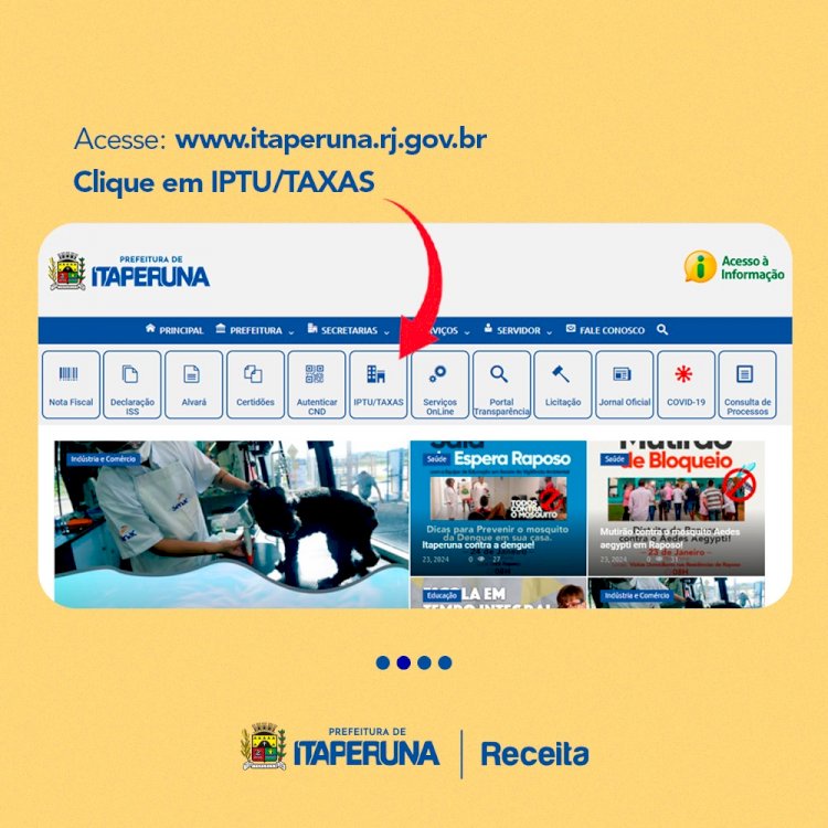 Emita seu IPTU 2024 ON-LINE