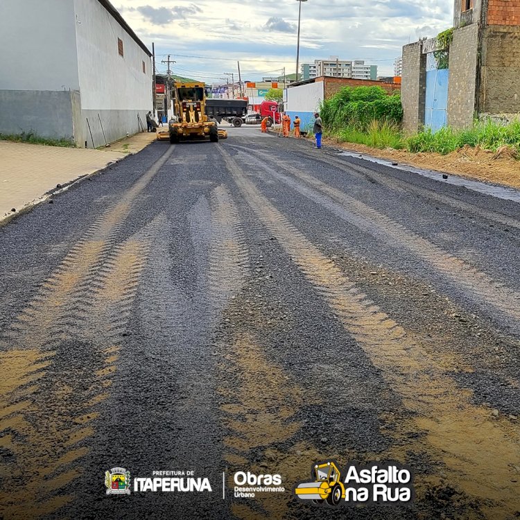 Programa Asfalto na Rua na Cidade Nova.