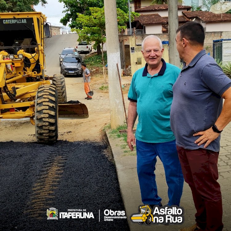 Programa Asfalto na Rua na Cidade Nova.