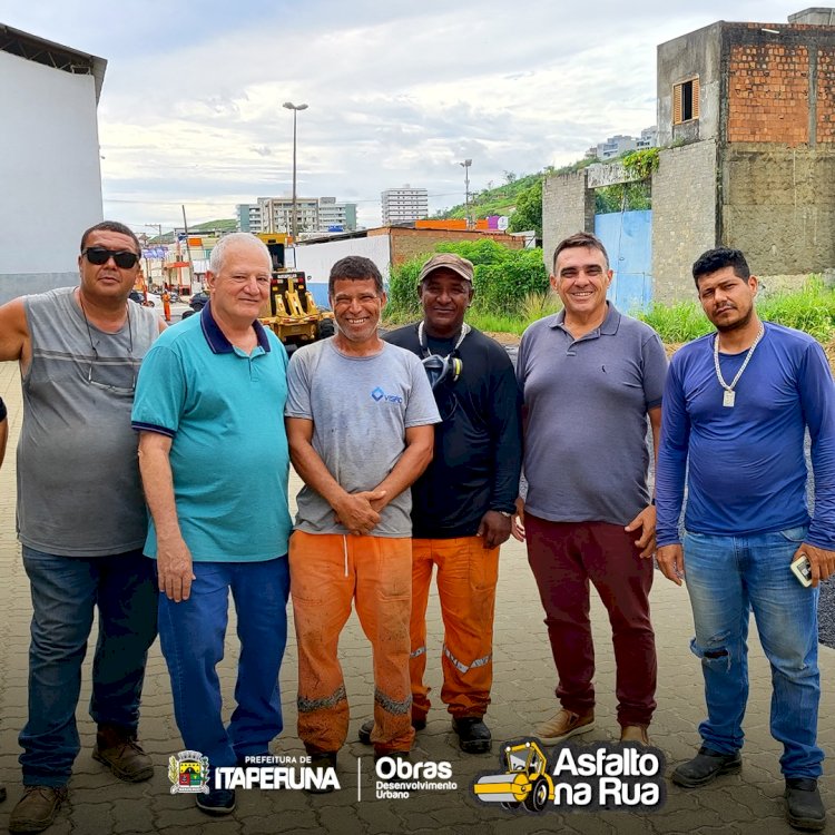 Programa Asfalto na Rua na Cidade Nova.