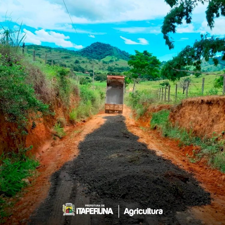 Recuperação das estradas da Serrinha e arredores.