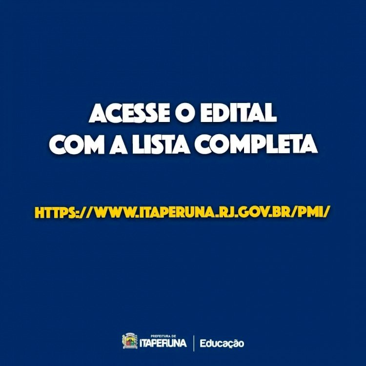 Semed lança 22⁰ Edital de Convocação do Processo Seletivo da Educação.