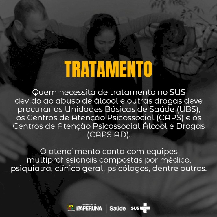 Hoje é o Dia Nacional de Combate às Drogas e Alcoolismo!