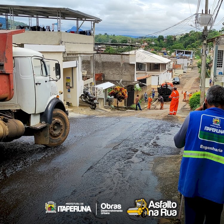 Tem Asfalto na Rua na Cehab.