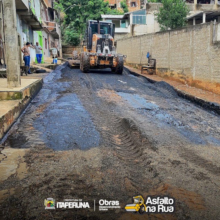 Tem Asfalto na Rua na Cehab.