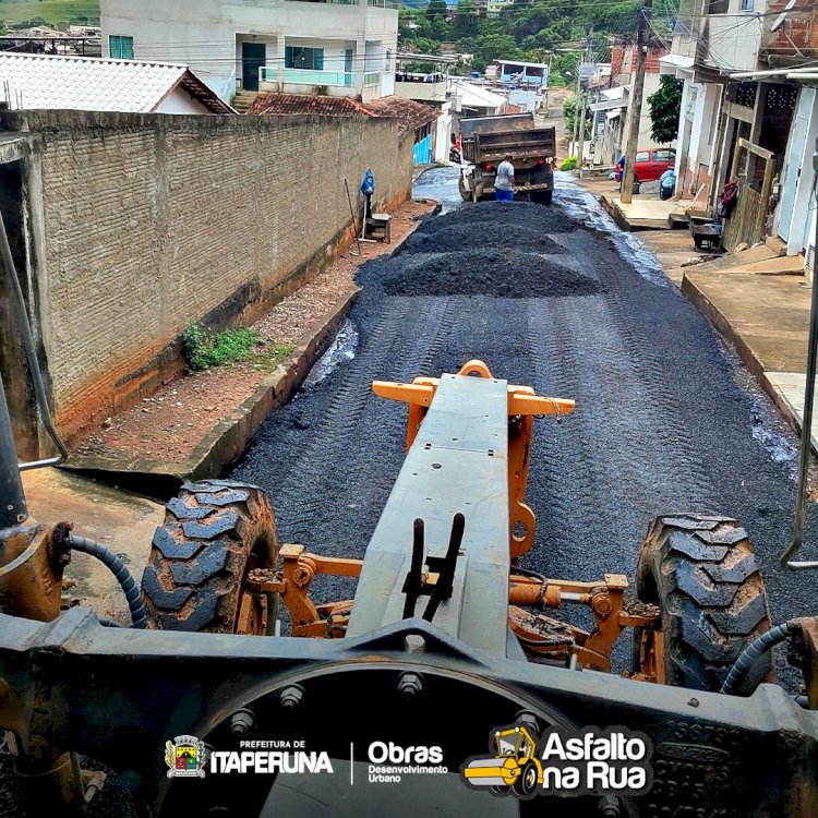 Tem Asfalto na Rua na Cehab.